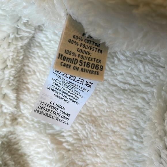 New nwt LL Bean 1912 Sherpa Lined Lounge Sweat Pants xxl Blue Jogger Fleece - Picture 5 of 6